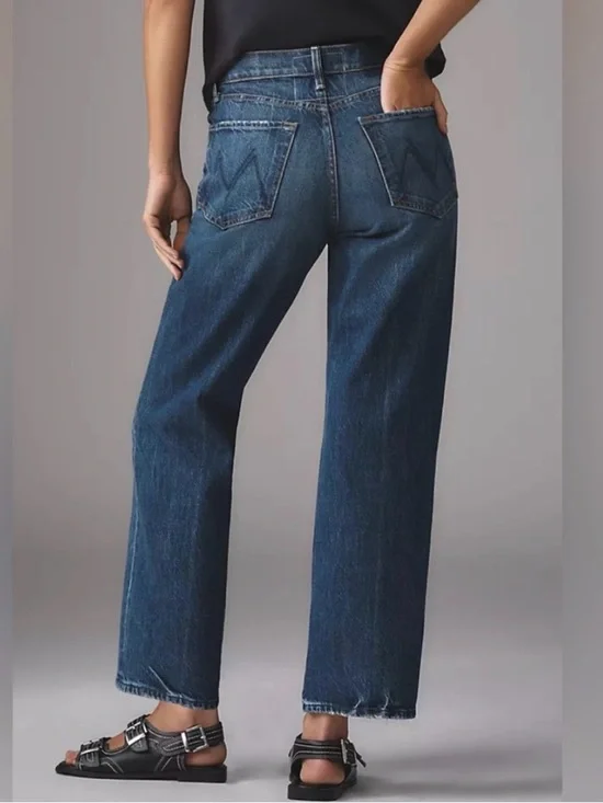 MOTHER SUPERIOR Jeans Rambler Ankle Well Stacked Blue Size 26 - Picture 3 of 15